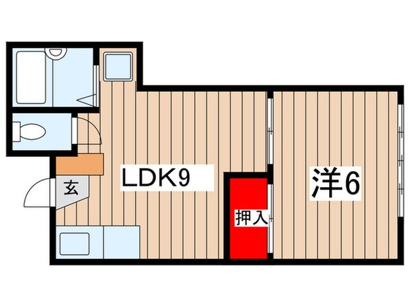 グリ－ンヒルズ本牧の物件間取画像